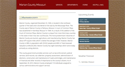 Desktop Screenshot of marioncountymo.com